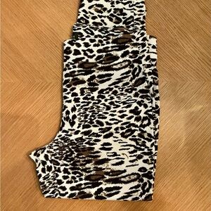 Premise Leopard Print Pants Pull On